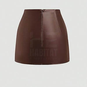 Faldas Plisadas de Cuero Genuino para Mujer, Tela Suave y Transpirable, Ajuste Cómodo, Estilo Moderno para Fiestas - Product Image 2