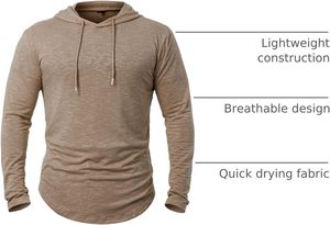 Sweat-shirt d'hiver décontracté pour homme Performance Core, respirant, toucher doux, couche chaude, extensible, mouvement léger, finition propre - Product Image 3