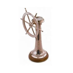 Boussole lumineuse en laiton classique au design antique nouveau Portable voyage randonnée Camping en plein air montre de poche article en gros - Product Image 5