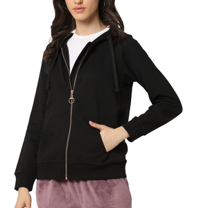 Sudaderas con capucha de diseño personalizado para mujer, sudaderas con capucha cálidas informales para mujer, sudaderas con capucha transpirables antipilling de algodón y poliéster para mujer - Product Image 1
