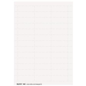 Etiquetas de índice de vista completa 975, etiquetas de cartón blanco/paquete, accesorios para carpetas de archivos Leitz 6114/6115/6116/6124 - Product Image 1