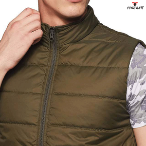 Nouvelle Arrivée Léger et Tendance Gilet Matelassé Réversible Imperméable Respirant Personnalisable avec Logo - Product Image 4