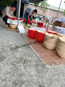 ¡NUEVO DISEÑO 2025 CALIENTE! PLATOS Y CUENCOS DE BAMBÚ/PLATOS DE BAMBÚ HILADOS/PLATO Y CUCHARA DE BAMBÚ EL PRECIO MÁS BARATO DE ECO2GO - Product Image 3