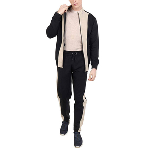 Ensemble de survêtement de sport pour homme, à capuche, uni, décontracté, pour la salle de sport, la remise en forme, en molleton technique, deux pièces, jogging d'hiver, respirant - Product Image 3