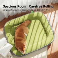 Coussin pour animaux de compagnie en polaire épaisse et lavable pour l'hiver, avec housse amovible, lit pour chien non déformable pour chiens et chats de petite à grande taille