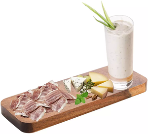 <b>Eco</b>-Friendly Polished Acacia Wood Tray with Elegant Matte Finish Multi-Purpose Tray with Handles for Home and Professional Use - Product Image 3