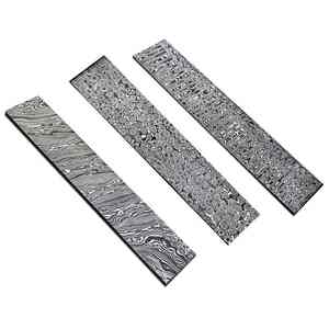 2025 High Quality Damascus <b>Steel</b> <b>Billet</b> With Ladder Pattern Custom Handmade Custom 12-Inch Damascus <b>Steel</b> <b>Billet</b> Knife - Product Image 6