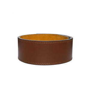 2025 ceinture d'haltérophilie personnalisée de haute qualité en cuir levier de levage de puissance ceinture de levier d'entraînement de gymnastique ceinture de peau de vache de levage de puissance - Product Image 5