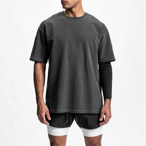 T-shirt en molleton français de gros de Outfitize International, poids lourd, design streetwear personnalisé - Product Image 4