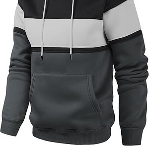 Wholesale Custom Logo Fleece Hoodie for Men Heavy Weight Plain Fleece Long Sleeve Zip Hoodie 6XL Size basics,cotton blended - Product Image 2
