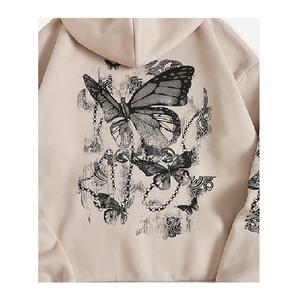 Nouveauté : Sweat-shirts à capuche oversize pour femmes de haute qualité, 100% coton molletonné, manches longues, imprimés, respirants, imperméables, pour l'hiver - Product Image 4