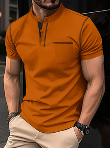 Camiseta de algodón 100% para hombre, camiseta lisa holgada de Verano de la mejor calidad para deportes, ropa informal de punto con patrón de letras - Product Image 2