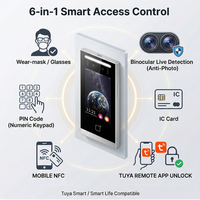 Système de contrôle d'accès POE standard Hiwink, caméra IR 2MP, H.265, NFC, reconnaissance faciale, système de vidéophone, interphone IP pour immeuble