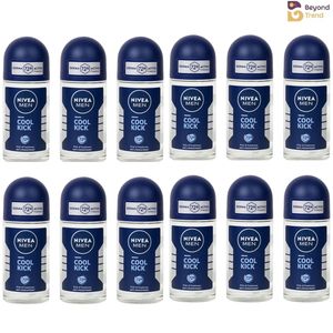 Acheter Original NIVEA pour hommes Cool Kick Déodorant anti-transpirant ROLL-ON 50 ML 1.7 OZ 12 Pack - Product Image 6