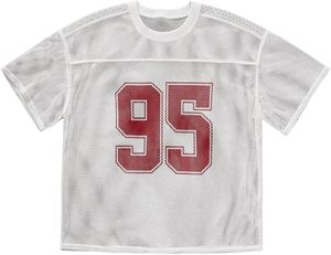 Unisex Breathable Plus Size Number Print Jersey <b>Shirt</b> Crew Neck Short Sleeve <b>Mesh</b> Tee Tops Casual Football Jersey <b>Shirts</b> - Product Image 1