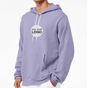 Sudadera con Capucha para Hombre, Cierre Completo, Informal, de Algodón, Suave, Manga Larga, Sudadera con Capucha Bella Canvas, Ligera, de Jersey - Product Image 2