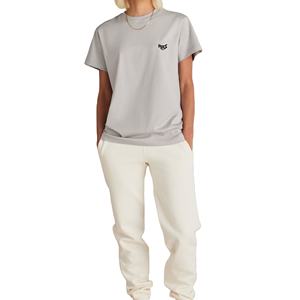 Camiseta de Algodón Lisa Personalizada, Fabricante de Ropa al por Mayor OEM ODM, Cuello Redondo Minimalista, Manga Corta - Product Image 1