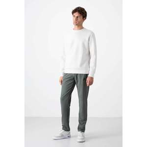 TOMMYLIFE Men's <b>Slim</b> Fit Classic Leg Black Cotton Blend Sweatpants - Comfortable <b>Jogger</b> Bottoms for Casual Wear - Product Image 6