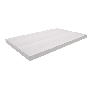 Piano Lavabo Bagno 60cm con Finitura Effetto Cemento in Legno Melaminico per Lavabo da Appoggio - Product Image 3