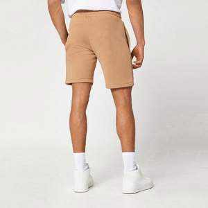 Shorts en molleton non tissé de qualité supérieure pour hommes, couleur unie, taille à cordon, service OEM, dernière mode - Product Image 6