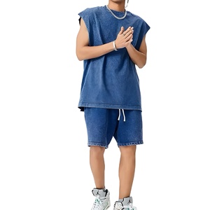 Conjunto Deportivo de Dos Piezas para Hombre y Mujer, Ropa Deportiva Unisex con Logotipo Personalizado, Traje para Correr, Camiseta y Pantalones Cortos, Chándal Informal - Product Image 1