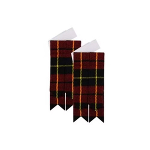 Men's and Women's and Women's Scottish Kilt Hose <b>Sock</b> Flashes Various <b>Tartan</b> 100% Acrylic Wool Scottish Kilt <b>Sock</b> Flashes - Product Image 2
