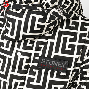 2023 personnalisé en gros vente chaude personnalisé hiver chaud doudoune veste à manches longues hommes doudounes - Product Image 4