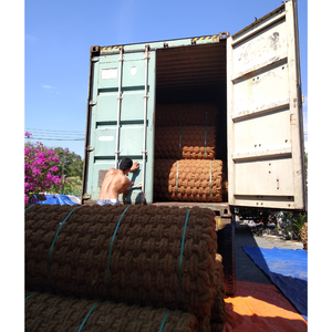 Premium <b>Rolled</b> Coconut Fiber <b>Mat</b>/ Brown <b>Coir</b> <b>Mats</b> for Paving Eco Environmentally From Vietnam - Product Image 4