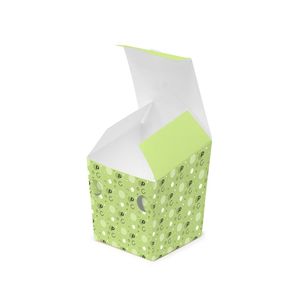 Panier à frites personnalisé en polyéthylène avec couvercle FRIES BOX 7x7x8.5 Cm - Product Image 3
