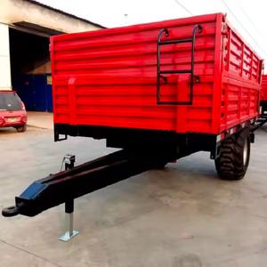 Remorque à benne de ferme de qualité avec essieu et moteur pour tracteur neuf et utilisé pour la construction à des fins agricoles - Product Image 1