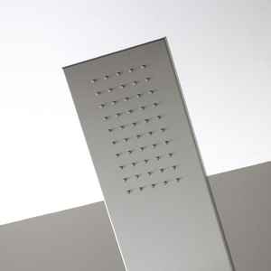 Panel de Ducha de Hidromasaje de Acero Cepillado con Ducha Superior, Conjunto de Baño - Product Image 6