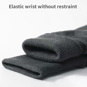 Gants de ski en cuir souple et élégant de haute qualité Logo personnalisable hiver épais chaud vélo motos coupe-vent caractéristique - Product Image 4