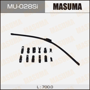 MASUMA-Lame d'essuie-glace de pare-brise plate universelle MU-028SI de 28 pouces, matériau en verre de haute qualité pour les modèles de voitures <span class=keywords><strong>toyota</strong></span> Mercedes - Product Image 3