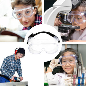 Safetree نظارات السلامة للعمل شفافة واقية نظارات السلامة واضحة مع ثقوب صغيرة - Product Image 5