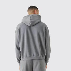 Ropa deportiva para hombre, conjunto de Jogger, jersey liso, Sudadera con capucha, conjuntos de pantalones de chándal, chándales a juego de dos piezas para hombre - Product Image 4
