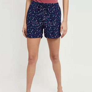 Short décontracté taille haute respirant 100% coton pour femmes du fabricant professionnel - Product Image 1
