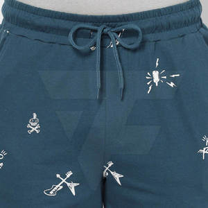 Vente à chaud Short de course pour hommes personnalisé 6XL taille solide numérique toile tricoté coton taille élastique Gym tenue décontracté en vente - Product Image 2