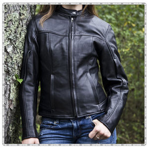 แจ็กเก็ตหนังขี่มอเตอร์ไซค์ของผู้ชายเสื้อแจ็คเก็ตไบค์เกอร์ที่ได้รับการรับรองจาก CE เพื่อความปลอดภัย | แจ็กเก็ตขี่มีสไตล์ - Product Image 3