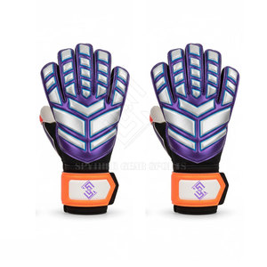 Gants de gardien de but personnalisés de haute qualité, nouvelle conception, couvrant toute la main, pour adultes et jeunes, fermeture à boucle et crochet antidérapante, matière en latex - Product Image 5