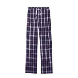 Pijama de franela para hombre Cozy Relaxed Fit, pantalones azul marino ideal para clima frío, estilo informal, ropa para dormir y descansar - Product Image 1