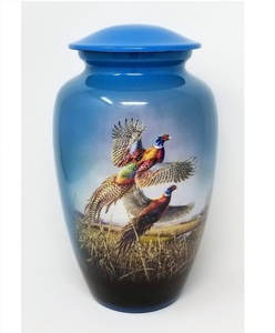 Urna de cremación de metal decorativa al por mayor de último diseño, urna conmemorativa personalizada con diseño pulido a precio de mayorista - Product Image 5