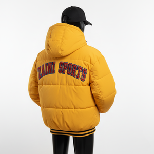 Veste matelassée oversize pour femmes, tissu en polyester de qualité supérieure, chaude, matelassée, logo brodé personnalisé, vêtements d'hiver, veste matelassée pour femmes - Product Image 5