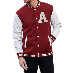 Vente chaude Vêtements D'hiver Letterman Baseball Hommes Varsity Veste Hiver Design De Mode Polaire Hommes Varsity Veste Service OEM - Product Image 1