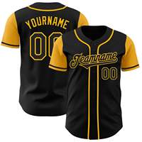 T-shirts de baseball sublimés de haute qualité avec dégradé de couleurs, broderie personnalisée, uniforme sportif personnalisé, maillot de baseball sur mesure