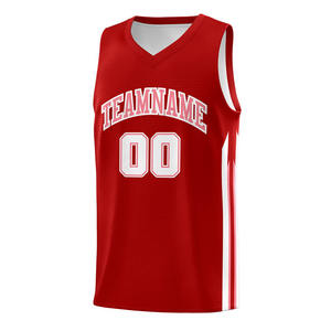 Venta caliente con cuello en V sin mangas hombres ropa de baloncesto Jersey personalizado a granel cantidad personalizada duradera hombres baloncesto Jersey - Product Image 5