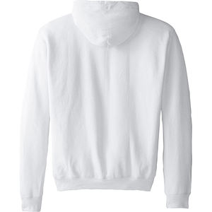 Sudaderas de moda para mujeres y hombres Sudaderas con cremallera teñidas en blanco sólido con cordón para invierno - Product Image 2
