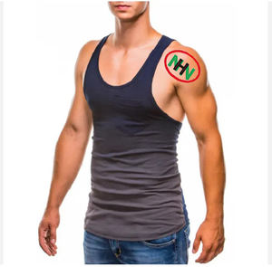 Camiseta sin mangas de calidad superior para hombre, camiseta sin mangas de entrenamiento informal con estampado de algodón de diseño personalizado para hombre, exportación desde proveedor de Bangladesh - Product Image 5