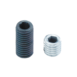 K0707 M8 x 12 Grub Screw Hex Socket <b>Thread</b> <b>Lock</b> Steel Black Bright DIN EN ISO 4026 - Product Image 5