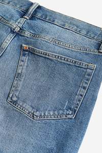 กางเกงลำลองขายาวสำหรับผู้ชายผ้าเดนิมมีกระเป๋า5กระเป๋าใส่สบายเนื้อผ้ายืดปานกลาง - Product Image 3