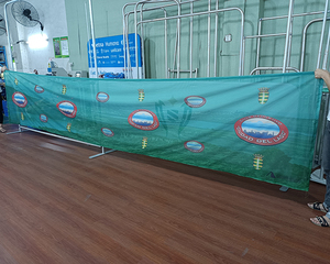 Striscione in Rete di Tessuto Impermeabile Personalizzato per Recinzioni, <span class=keywords><strong>Banner</strong></span> in Poliestere per Esterni con Stampa a Colori CMYK - Product Image 2